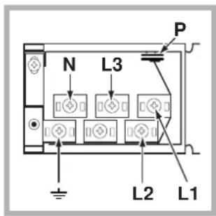 INDESIT HI 50 EK.B IX - Anschluss des Netzkabels - 3
