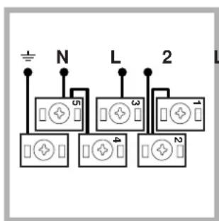 INDESIT HI 50 EK.B IX - Anschluss des Netzkabels - 5