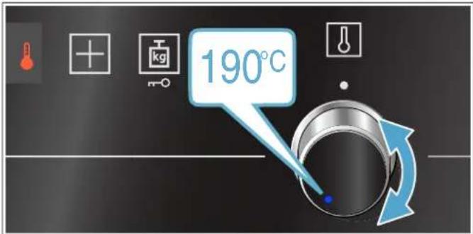 BLAUPUNKT 5B47M 8060 - Réglage du mode de cuisson et de la température - 2