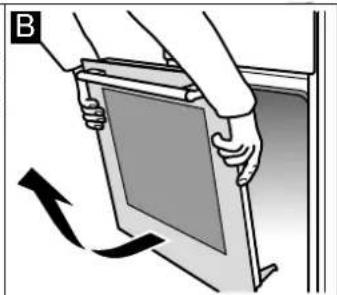 BLAUPUNKT 5B10M 0050 - Décrocher la porte - 2