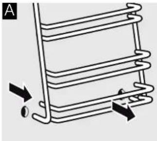 BLAUPUNKT 5B10M 0050 - Décrocher les supports - 1