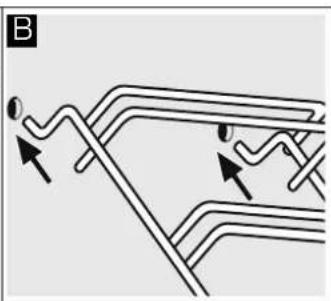 BLAUPUNKT 5B10M 0050 - Accrocher les supports - 2