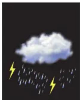 ALECTO WS1550 - TO ADJUST THE WEATHER ICONS: - 2