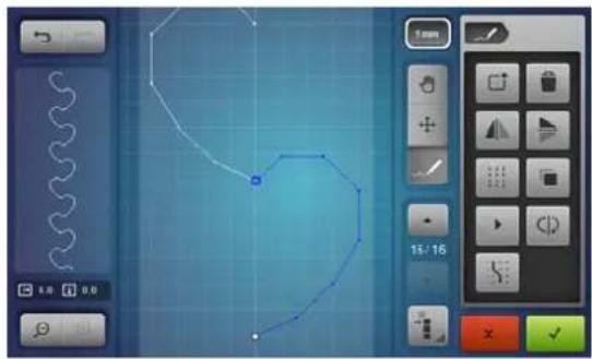 BERNINA 880 Plus - Inverser la suite des points - 1