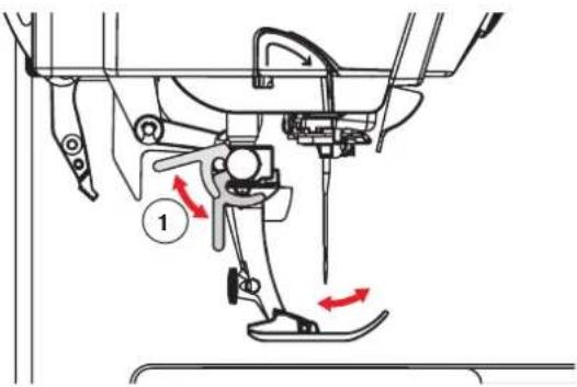 BERNINA 880 Plus - Changer le pied - 1