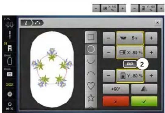 BERNINA 880 Plus - Sélectionner la forme - 5