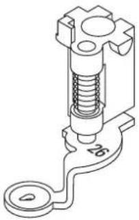 BERNINA 880 Plus - Pied pour broderie/aiguille pour broderie - 1