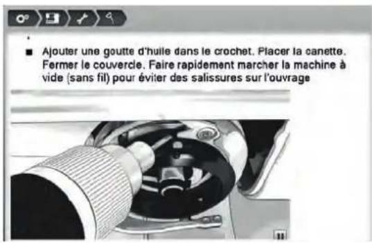 BERNINA 880 Plus - Lubrifier la machine informatisée de couture et de broderie - 1