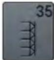 BERNINA 880 Plus - Programme simple de reprisage - 1