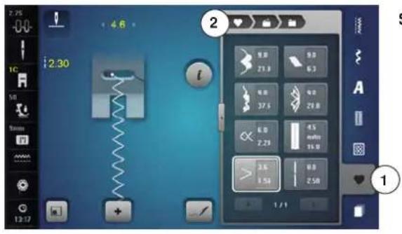 BERNINA 880 Plus - Modifier/écraser un motif de point - 1