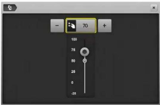BERNINA 880 Plus - Modifier la pression du pied-de-biche - 2