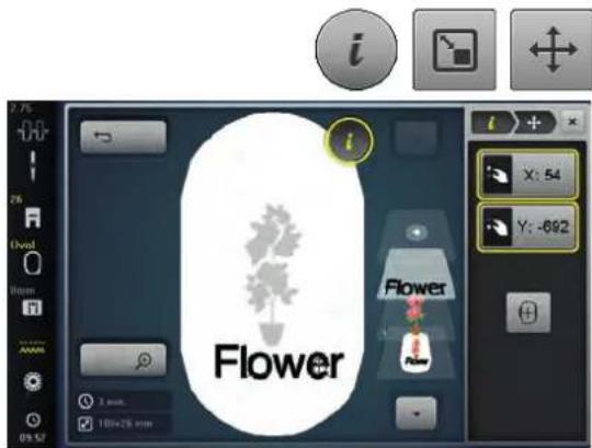 BERNINA 880 Plus - Adapter le texte au motif de broderie - 1
