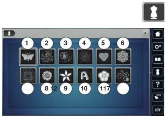 BERNINA 880 Plus - Aperçu sur le guide de broderie - 1