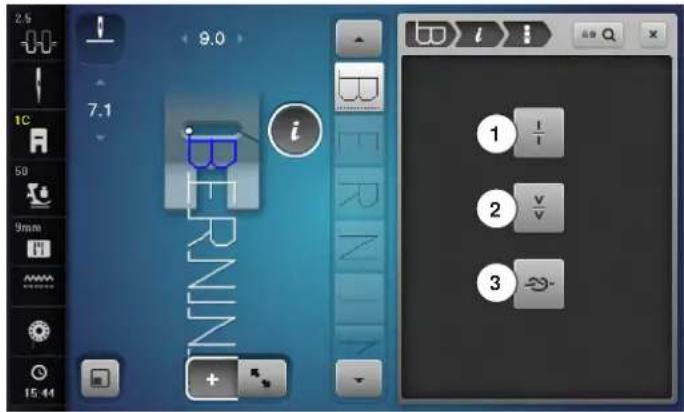 BERNINA 880 Plus - Couture en marche arrière point à point - 4