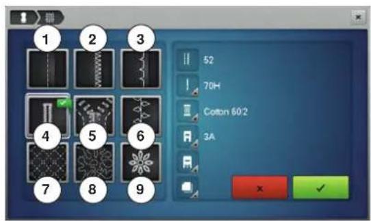 BERNINA 880 Plus - Aperçu sur les techniques/recommandations de couture - 2