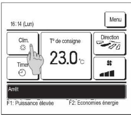 MITSUBISHI RCEX3 - Modifier le mode de fonctionnement - 1