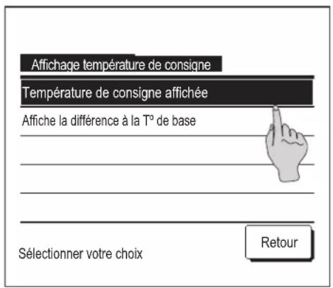 MITSUBISHI RCEX3 - ■ Afficher la température de consigne - 1