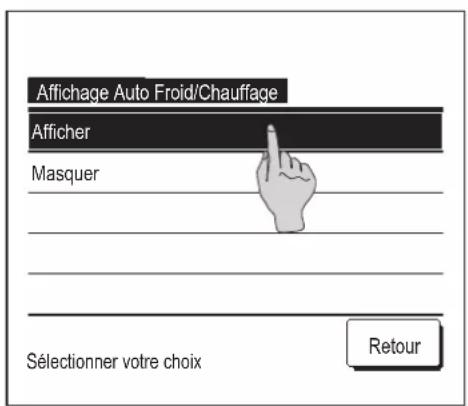 MITSUBISHI RCEX3 - ⑦ Affichage froid/chauffage automatique - 1