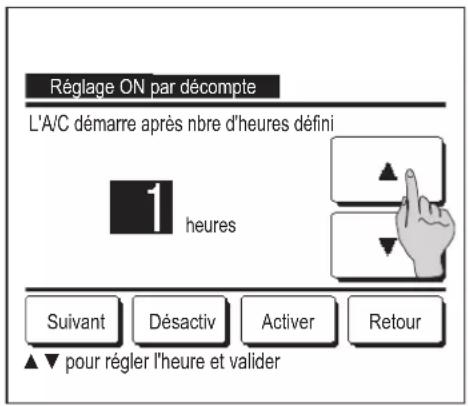 MITSUBISHI RCEX3 - Réglage ON par décompte - 1