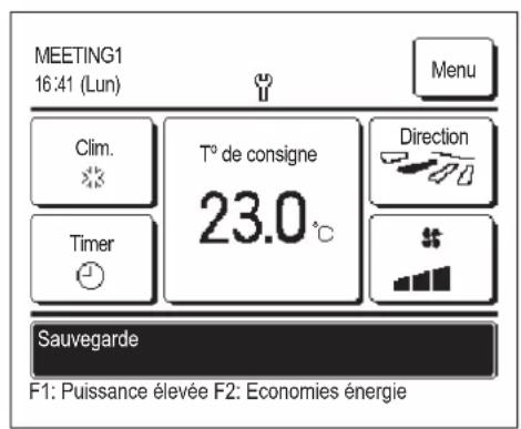 MITSUBISHI RCEX3 - "Sauvegarde" affché - 1
