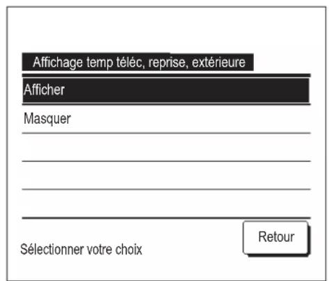 MITSUBISHI RCEX3 - ⑧ Affichage temp teléc, reprise, extérieure - 1