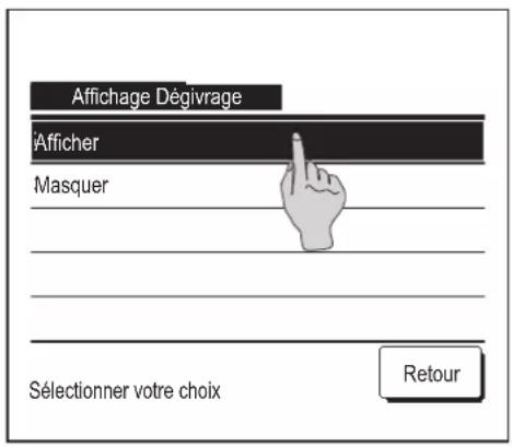 MITSUBISHI RCEX3 - ⑥ Affichage du dégivrage - 1