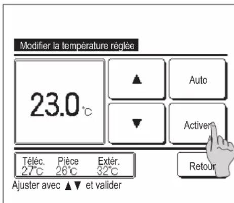 MITSUBISHI RCEX3 - Modes de fonctionnement sur les écrans du menu - 4