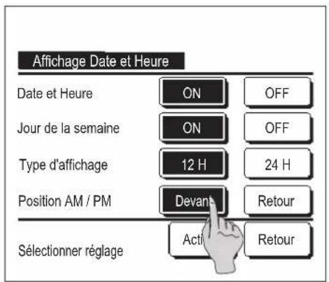 MITSUBISHI RCEX3 - ■ Affichage Date et Heure - 1