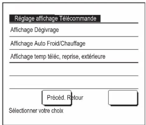 MITSUBISHI RCEX3 - Réglage affichage Télecommande - 2