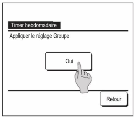 MITSUBISHI RCEX3 - Sélectionner la température souhaitée (par intervalles de 1^ ) à l'aide des touches ▲ . Ou appuyer sur la touche Auto et selectionner le réglage automatique de la température. Une fois la sélection effectuee, valider en appuyant sur Activer (7) - 3