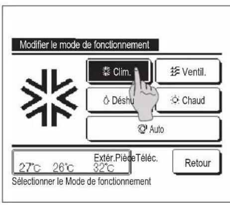 MITSUBISHI RCEX3 - Modifier le mode de fonctionnement - 2