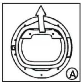 CANDY GVS HY9A2TCES - Pour retirer le réservoir d'eau de la porte - 1