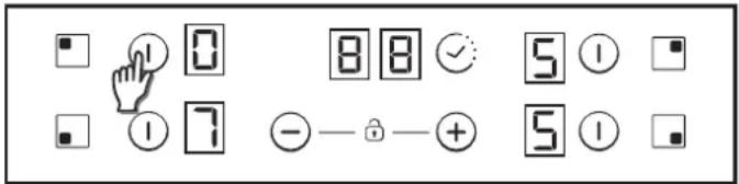 CANDY CH64DXT - Selecting a zone - 1