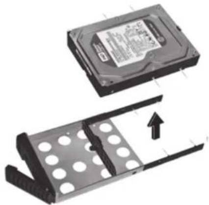 NETGEAR RN31222D - > 3.5 ネンチの HDDを交換する： - 3