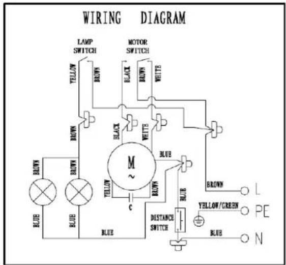 Orbegozo TL 06260 A - DIAGRAMA ELÉCTRICO - 1