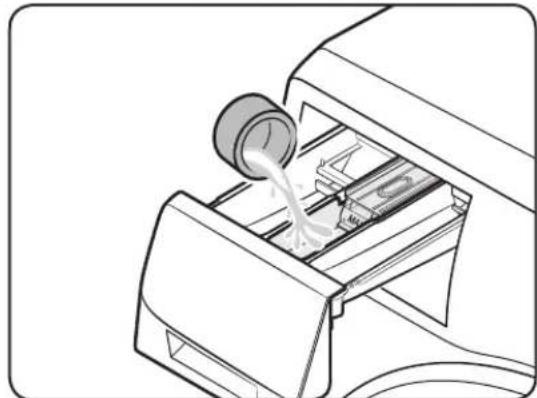 SAMSUNG WW22N6850QX - To add washing agents to the detergent drawer - 2