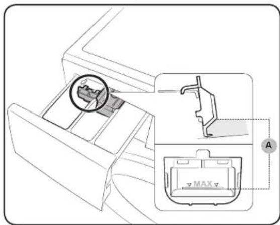 SAMSUNG WW22N6850QX - To add washing agents to the detergent drawer - 1