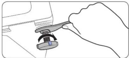 SAMSUNG WW22N6850QX - STEP 3 Adjust the levelling feet - 2