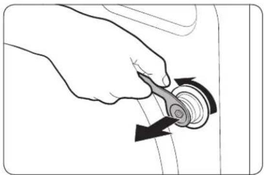 SAMSUNG WW22N6850QX - STEP 2 Remove the shipping bolts - 1