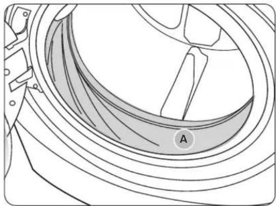 SAMSUNG WW22N6850QX - Diaphragme du hublot - 1