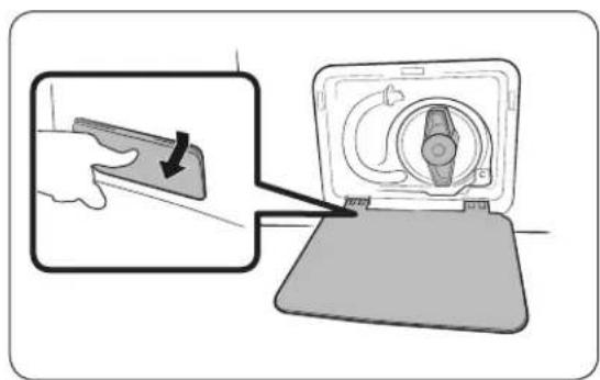 SAMSUNG WW22N6850QX - Emergency drain - 1