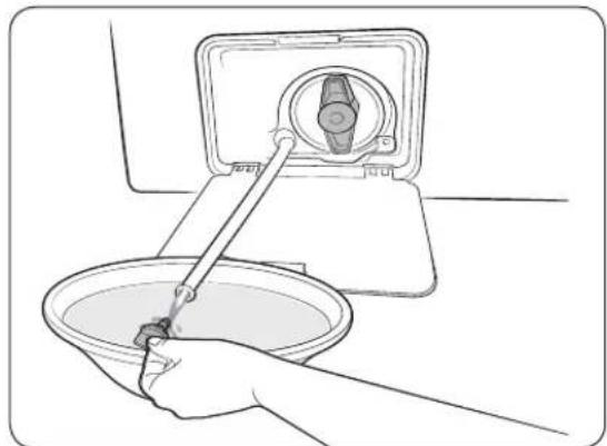 SAMSUNG WW22N6850QX - Emergency drain - 3