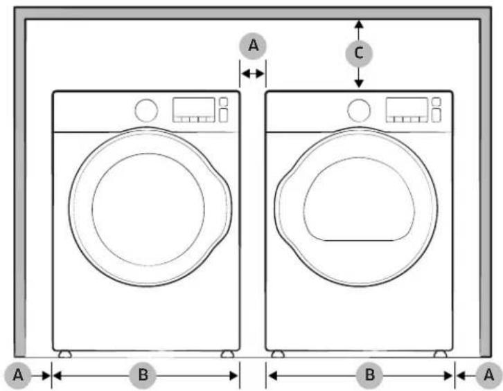 SAMSUNG WW22N6850QX - Installation - 1