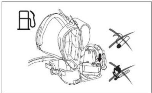 MAKITA EM4350RH - Yakıt doldurma - 2