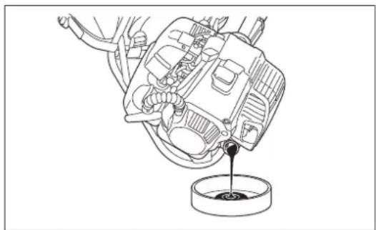MAKITA EM4350RH - Alternative draining method - 1