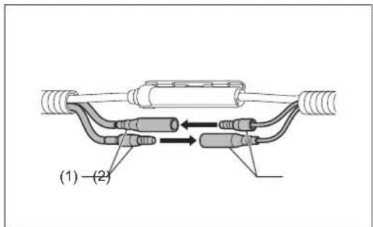 MAKITA EM4350RH - Collegamento del cavo di controllo - 2