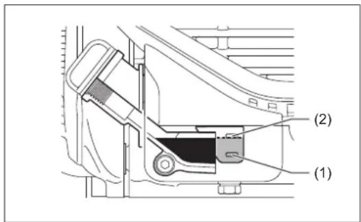 MAKITA EM4350RH - Inspección y rellenado del aceite de motor - 1