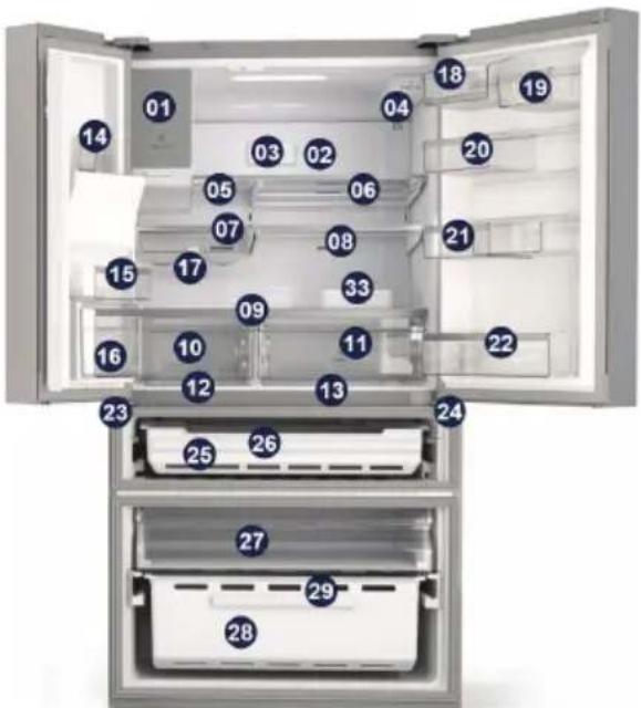 AEG RMB96729VX - BESKRIVELSE AF APPARATET - 1