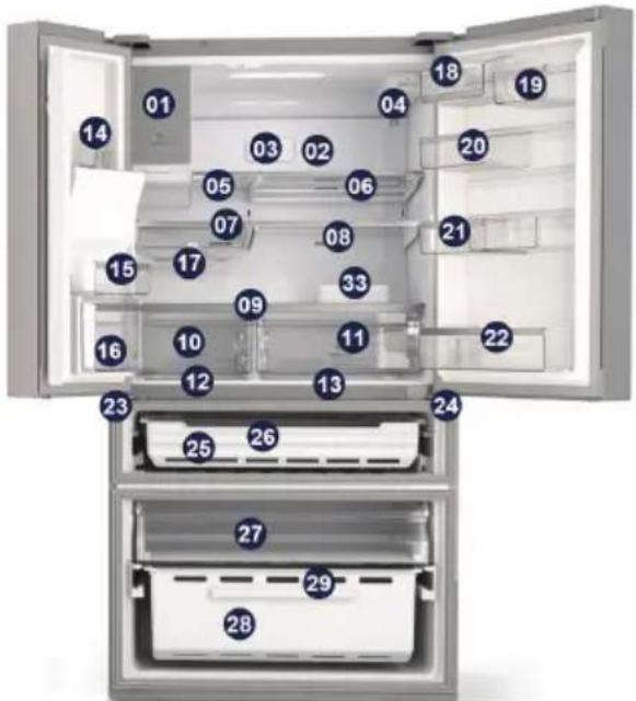 AEG RMB96729VX - BESKRIVNING AV PRODUKTEN - 1