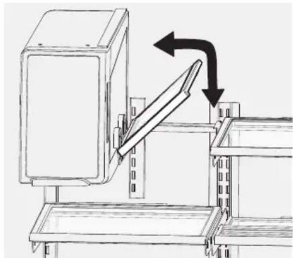 AEG RMB96729VX - Per regolare il ripiano a ribalta - 1